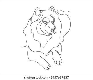 Continuous one line cat pet drawing out line vector illustration design t-shart printed  and tattoo