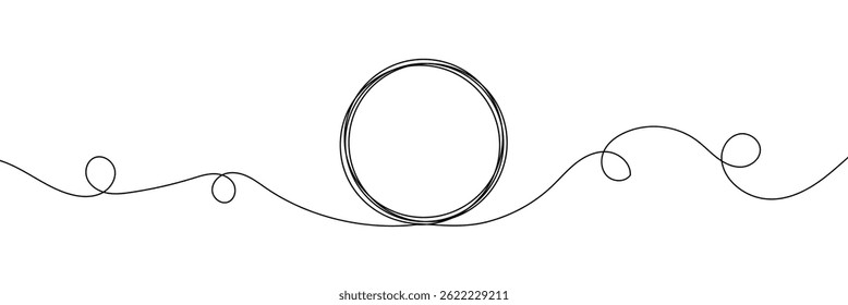 Contínuo um desenho de linha abstrato música nota fundo, notas ilustração vetorial. EPS 10 
