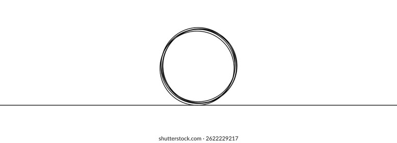 Continuous one line drawing abstract music note background, notes vector illustration. EPS 10 . 