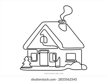 Continuous one line drawing