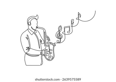 Continuous one line drawing of Business woman. Single line drawing illustration of Lady entrepreneur. Professional executive manager concept vector art. Doodle line illustration.