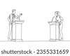 15,852 Debate Cartoon Royalty-Free Images, Stock Photos & Pictures ...