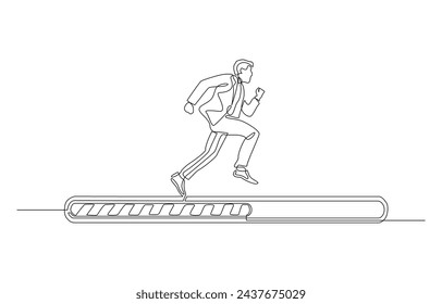 Continuous one line drawing