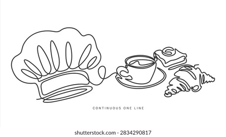 Continuous one line drawing
