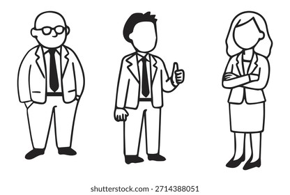 Trabajador de construcción de dibujo continuo de una línea. Gerente dando instrucciones al coordinador del constructor en la reunión del sitio. Concepto de negocio de arquitectura de edificios.