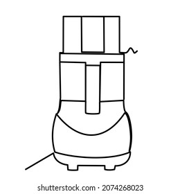Continuous one line drawing cooking utensils, kitchen utensils
.Vector illustration household appliance 