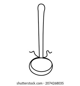 Continuous one line drawing cooking utensils, kitchen utensils
.Vector illustration household appliance 