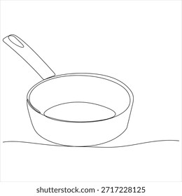 Dibujo continuo de una línea de concepto de utensilio de cocina concepto de utensilio de cocina Ilustración vectorial de diseño de arte de línea simple