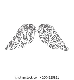 線書き 可愛い 天使の羽 のイラスト素材 画像 ベクター画像 Shutterstock