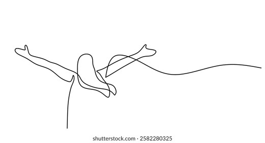 Continuous One line drawing