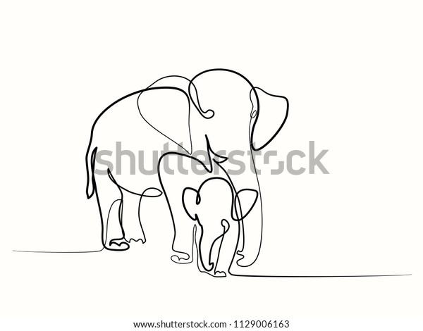 Free Free 224 Elephant Line Drawing Svg SVG PNG EPS DXF File