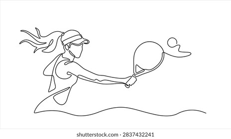 Continuous one line drawing