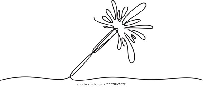 Continuous one line drawing