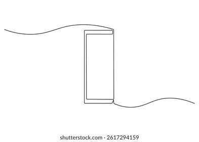 Continuous one line drawing of Graph decrease. Single line drawing illustration of Down graph chart. Financial market crash concept vector art. Doodle line illustration.