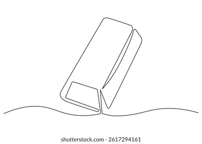 Continuous one line drawing of Graph decrease. Single line drawing illustration of Down graph chart. Financial market crash concept vector art. Doodle line illustration.