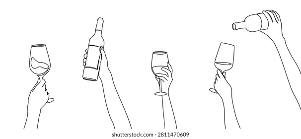 Continuous one line drawing