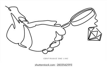 Continuous one line drawing