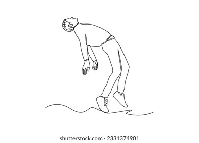 Continuous one line drawing of Happy free people flying, floating and jumping in air. Freedom concept. Doodle vector illustration in simple linear style.  - Shutterstock ID 2331374901