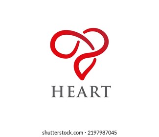 Continuous one line drawing hearts love symbol sign embracing vector illustration Romantic relationship concept for wedding and Valentine's day card celebration and cardiology