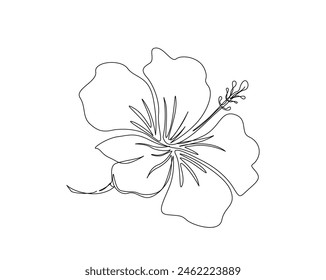 20 Hibiscus Flowers PS Brushes - Photoshop brushes