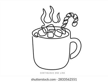 Continuous one line drawing