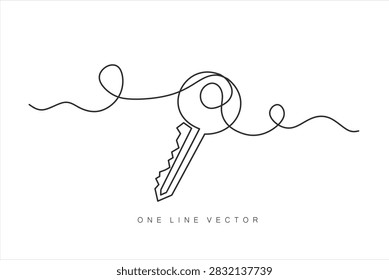 Continuous one line drawing