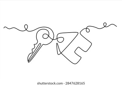 Continuous one line drawing