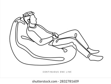 Continuous one line drawing