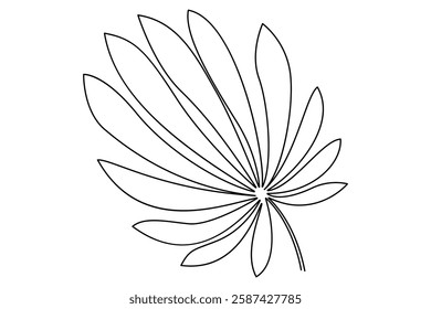 Continuous one line drawing of mosque, ramadan islamic vector illustration