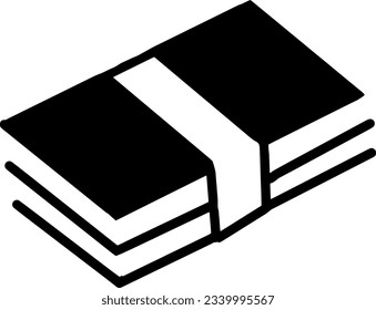 Dibujo continuo de una línea de libro abierto con páginas cerradas. Ilustración vectorial de los suministros educativos de vuelta al tema escolar.