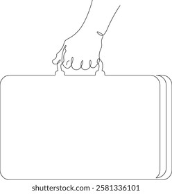Continuous one line drawing passengers with luggage.Travelers with suitcases and bags.Family going on vacation.Tourism.Travel.One continuous line isolated minimal illustration.Not AI.