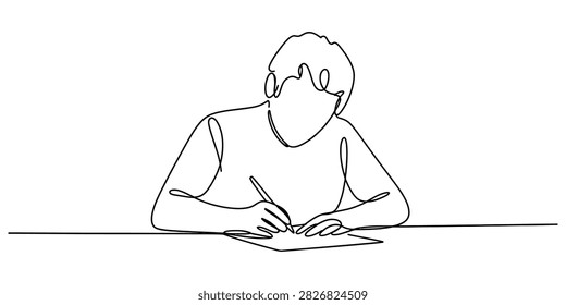 Continuous one line drawing