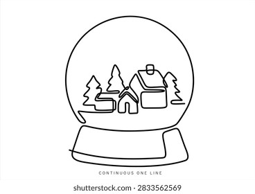 Continuous one line drawing