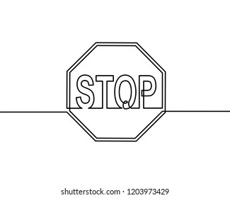 12,555 Stop sign sketch Images, Stock Photos & Vectors | Shutterstock