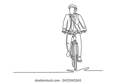 Continuous one line drawing sustainable business concept. Doodle vector illustration.