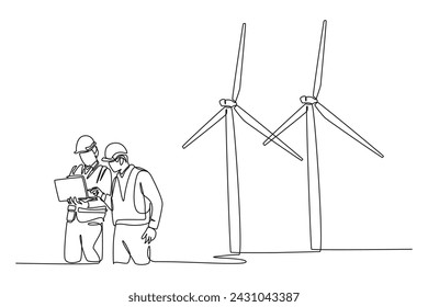 Continuous one line drawing sustainable business concept. Doodle vector illustration.