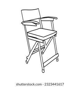 Continuous one line drawing tea time. Relaxed beautiful girl sitting in modern chair, enjoying hot coffee in front of window, side view, free space. Single line draw design vector graphic illustration