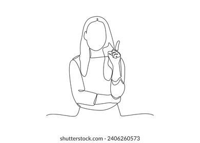 Continuous one line drawing Thinking or solving problem concept. Doodle vector illustration.