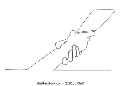 Continuous one line drawing two Friends trust helping holding hands pulled and help grip each other. Peace day concept. Single line draw design vector graphic illustration.