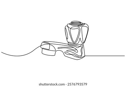 Continuous one line drawing of water faucet. One line drawing illustration of tap water. International handwashing day concept line art