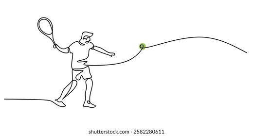 Continuous one line drawing of a weightlifter lifting a heavy barbell. Symbol of discipline, training, and peak performance. Vector illustration hand drawn.