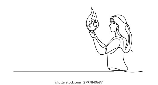 Continuous one line drawing