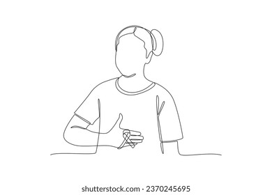 Continuous one line drawing World AIDS Day concept. Aids Awareness icon design for poster, banner, t-shirt. Doodle vector illustration.