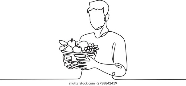 Continuous one line drawing