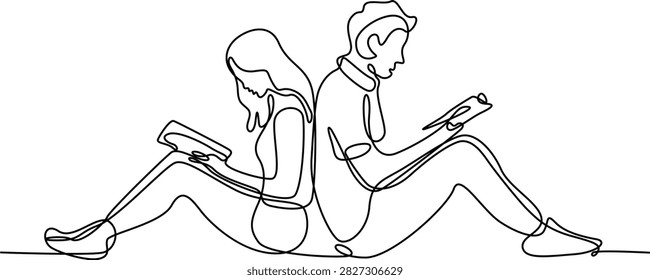 Continuous one line drawing