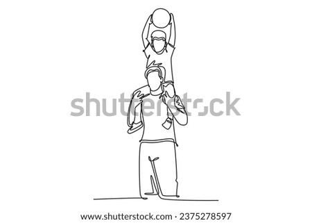 Similar – Image, Stock Photo lifting up together