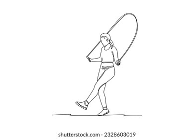 Continuous one line drawing Youth Sports concept. Single line draw design vector graphic illustration.