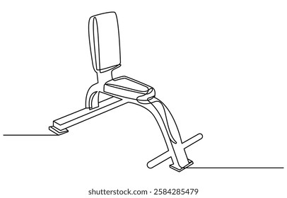 Continuous one line Exercise Gain Strength