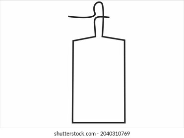 
Continuous one line image. restaurant logos. Black and white vector illustration.