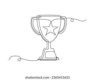 Continuous one line shape isolated vector illustration on white background.